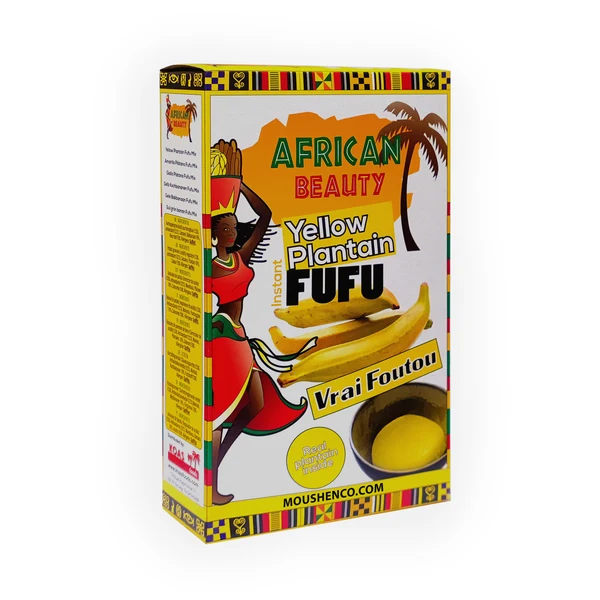 fufu de banane plantain jaune african beauty